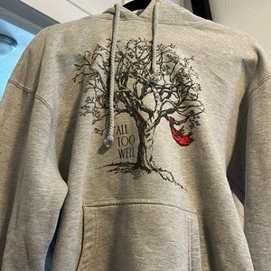 All too well, red scarf sweatshirt, never worn, basically new.